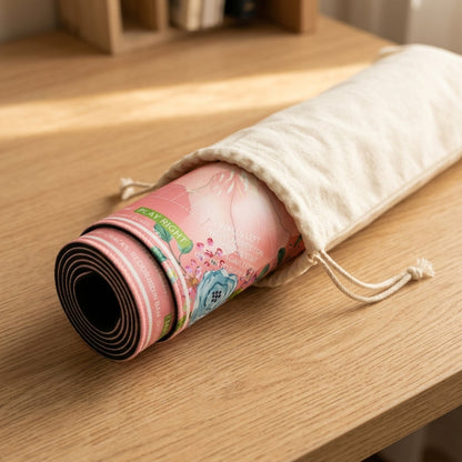Hydrangea Bloom Mahjong Mat — Roll-Up
