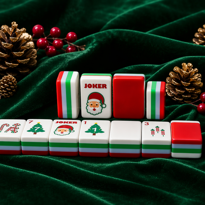 Christmas Cheer American Mahjong Set – 160 Tiles
