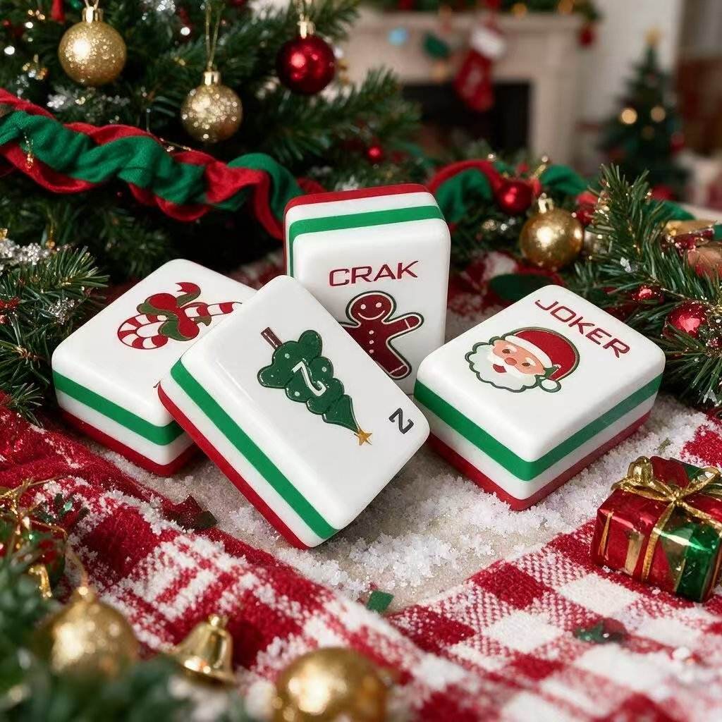 Christmas Cheer American Mahjong Set – 160 Tiles