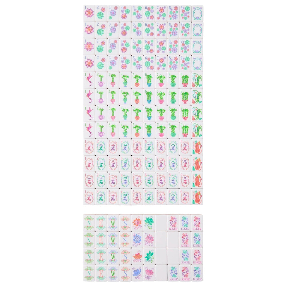 Pearl Garden American Mahjong Set – 160 Tiles