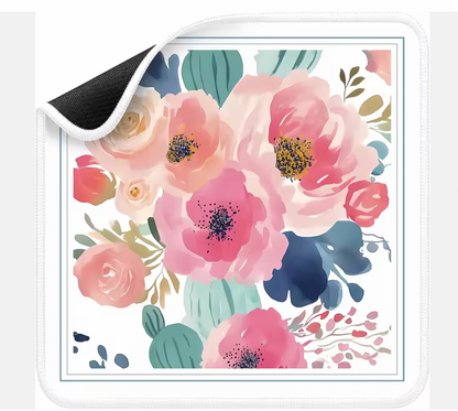 Elegant Garden Mahjong Mat — Non-Slip