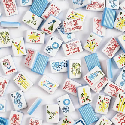 Ribbon Bloom American Mahjong Set – 160 Tiles
