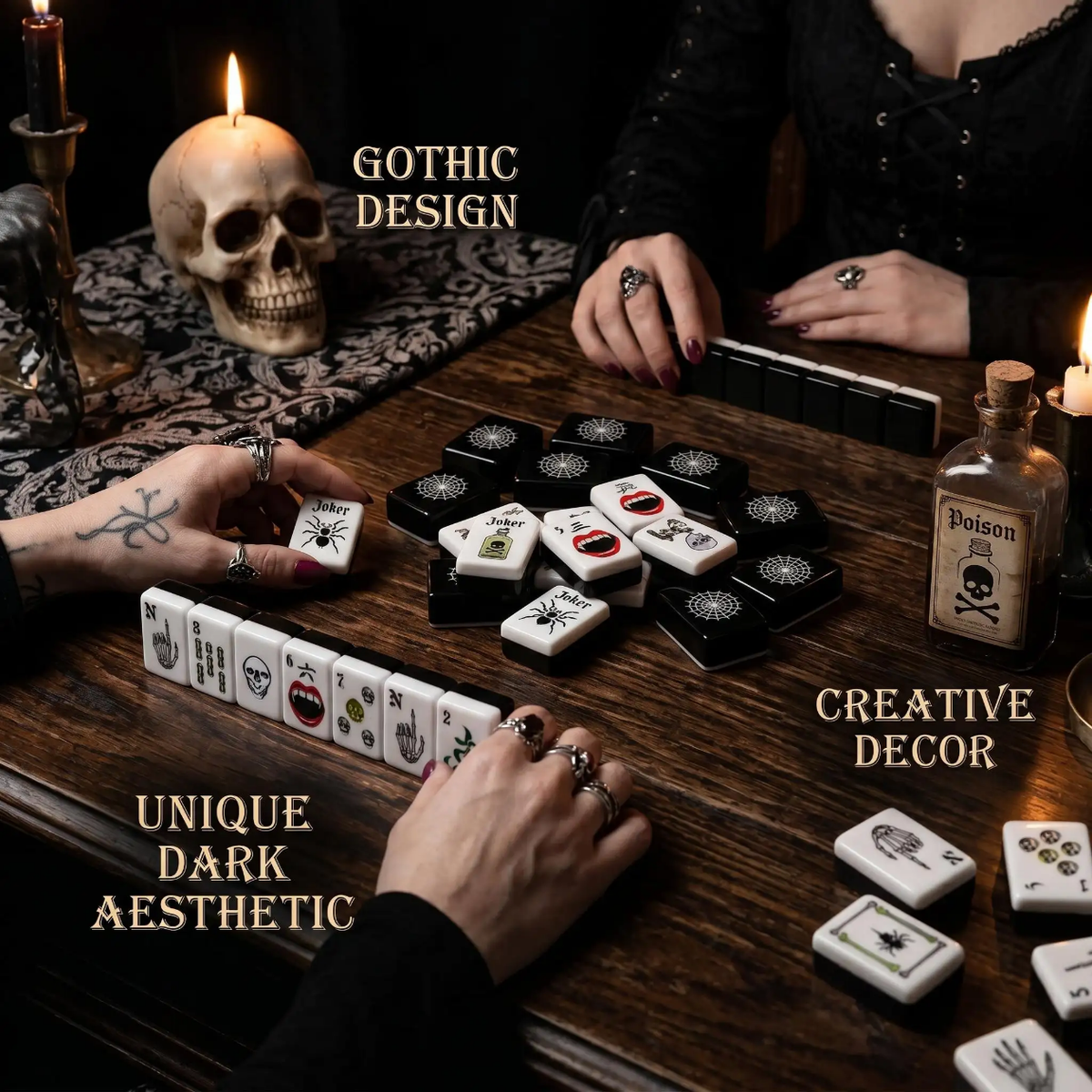 Halloween Haunt American Mahjong Set – 160 Tiles