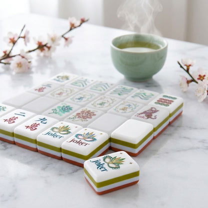 Masquerade Garden American Mahjong Set – 160 Tiles