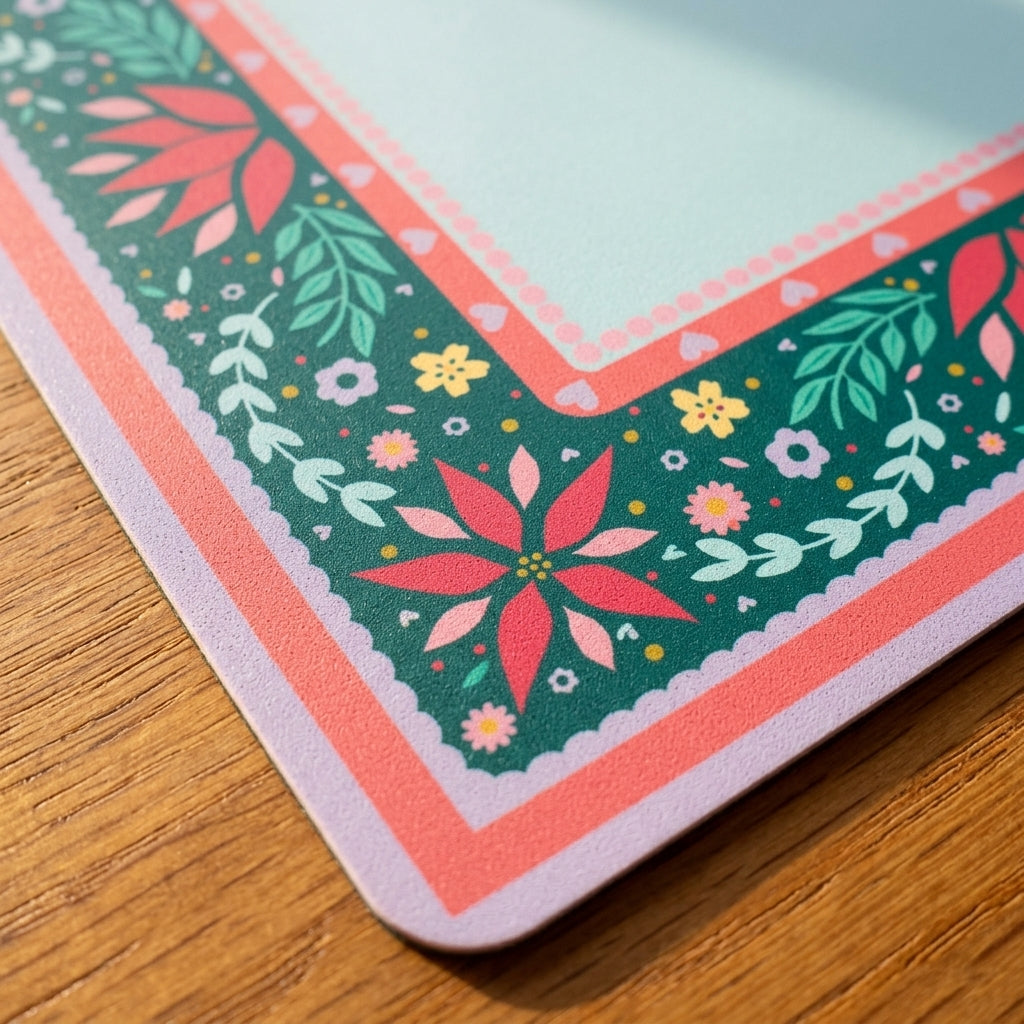 Woodland Folk Mahjong Mat — Roll-Up