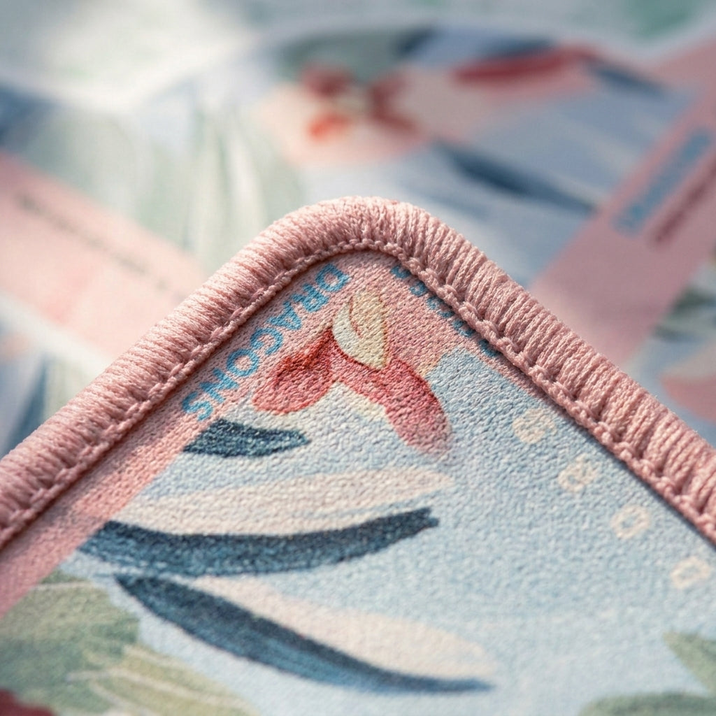 Heron Mahjong Mat — Neoprene Roll-Up