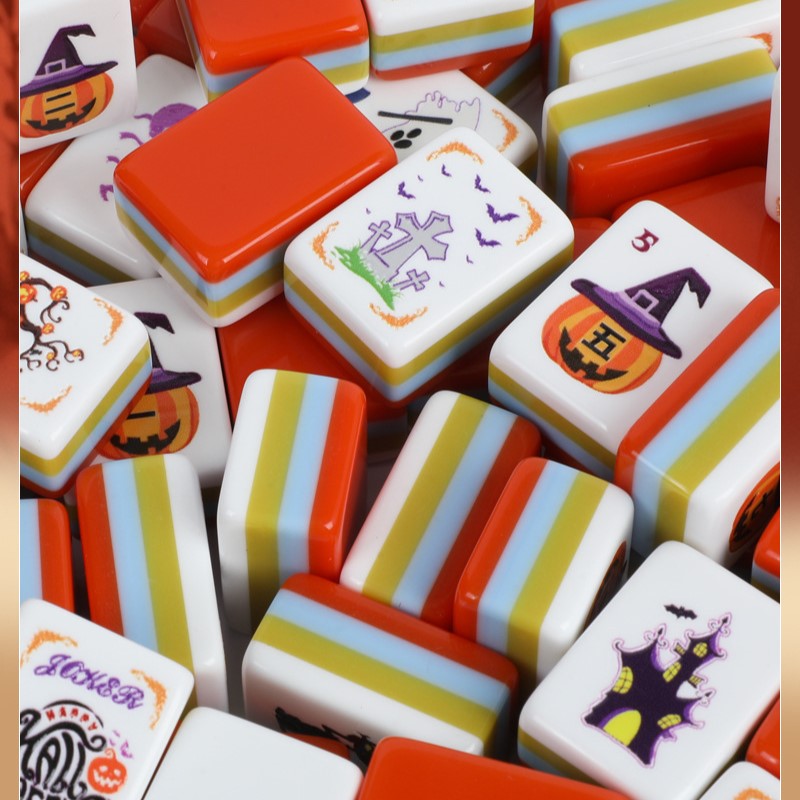 Halloween Nights American Mahjong Set – 160 Tiles