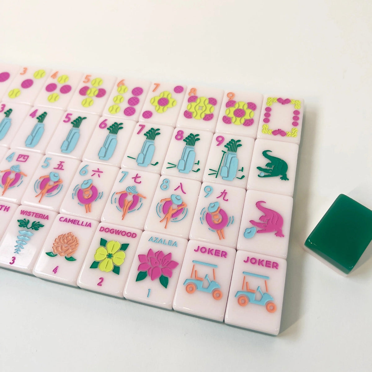 Clubhouse Pink American Mahjong Set – 160 Tiles