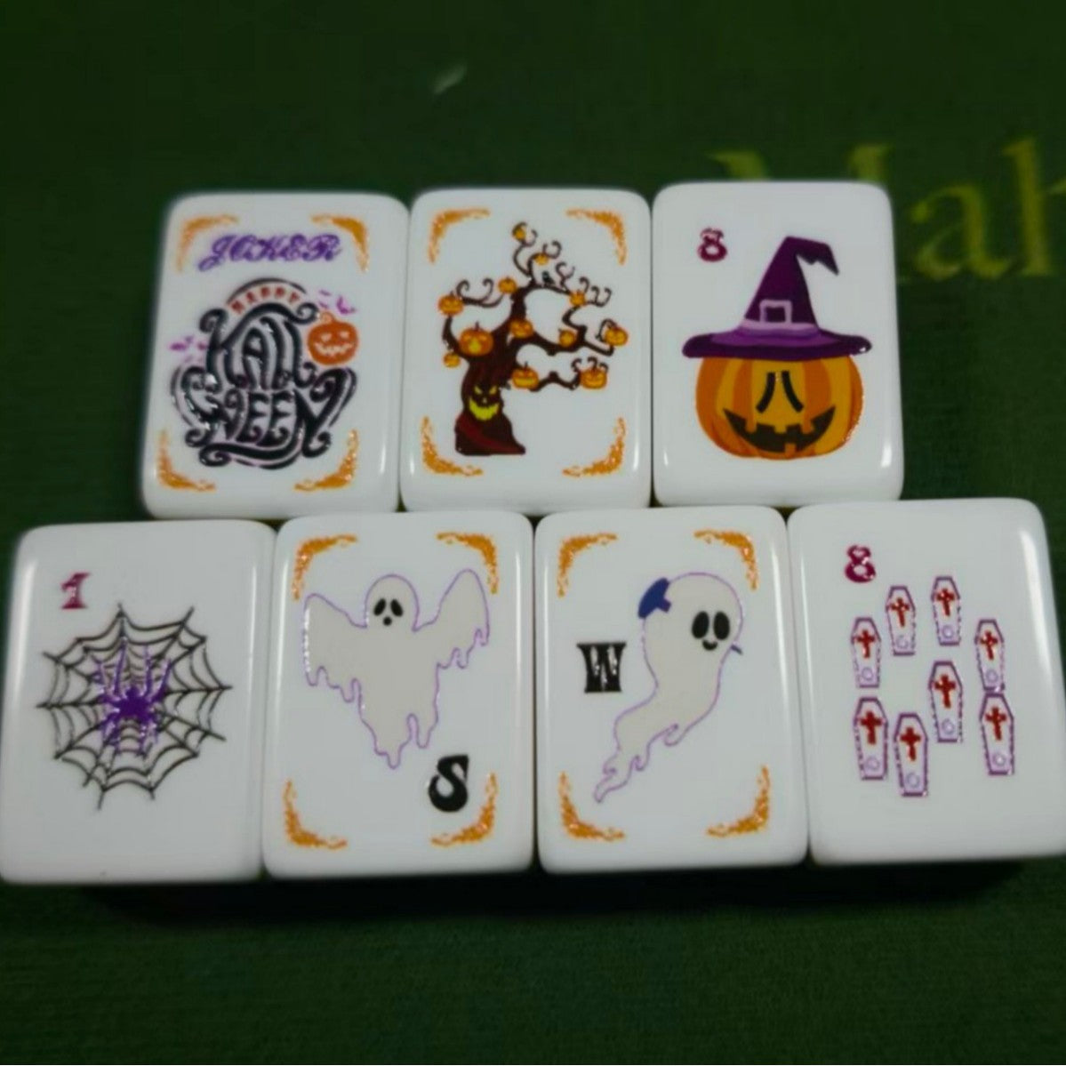 Halloween Nights American Mahjong Set – 160 Tiles