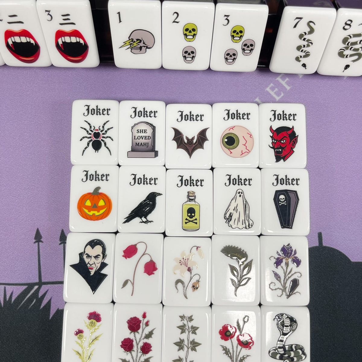 Halloween Haunt American Mahjong Set – 160 Tiles