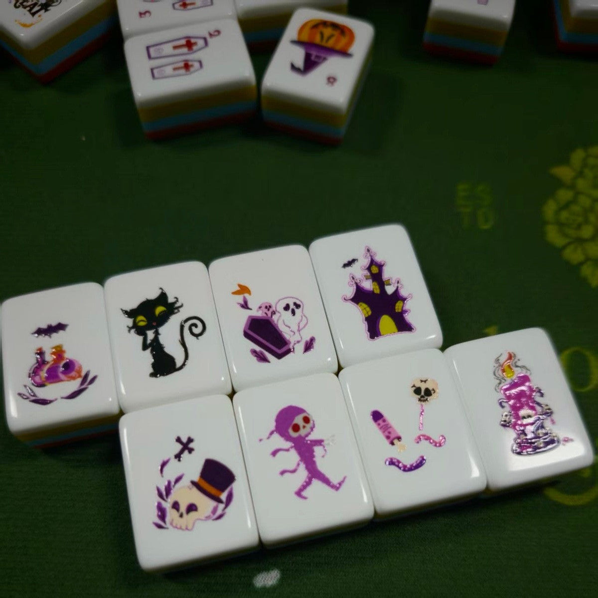 Halloween Nights American Mahjong Set – 160 Tiles