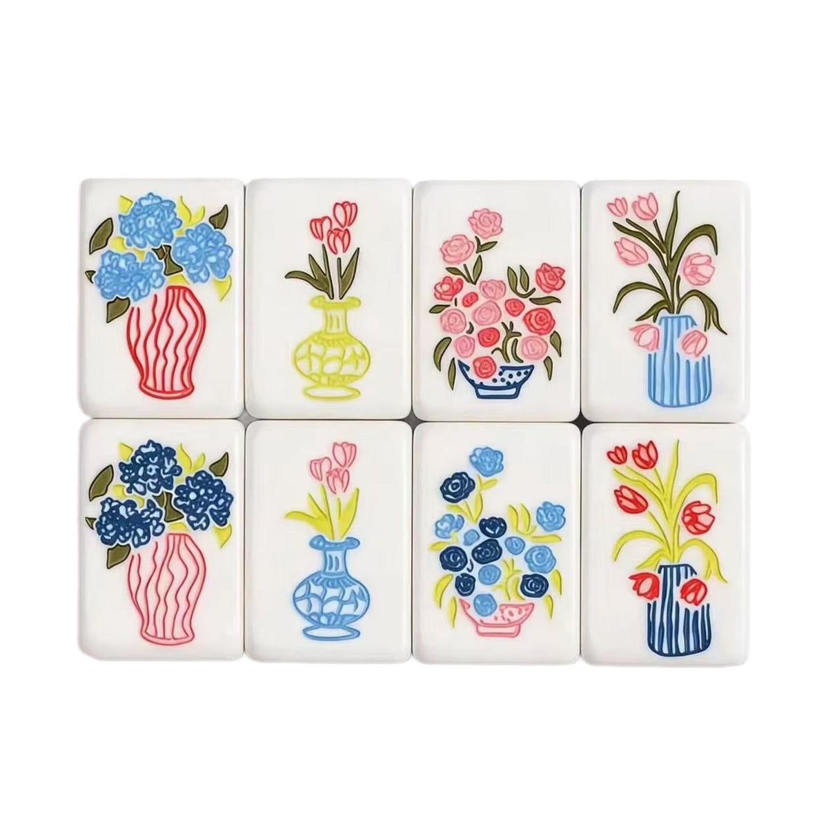 Ribbon Bloom American Mahjong Set – 160 Tiles