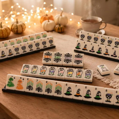 Ghostly Nights American Mahjong Set – 160 Tiles