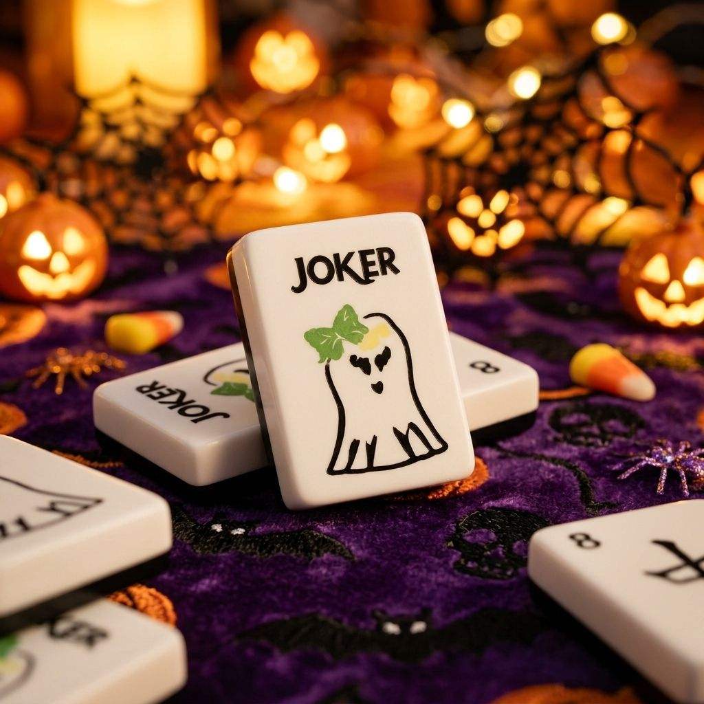Ghostly Nights American Mahjong Set – 160 Tiles
