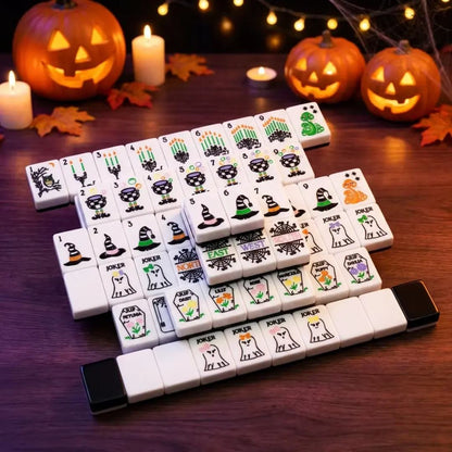 Ghostly Nights American Mahjong Set – 160 Tiles