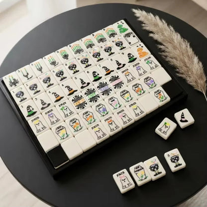 Ghostly Nights American Mahjong Set – 160 Tiles
