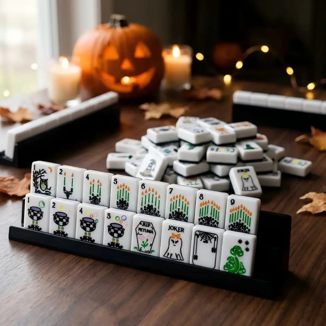 Ghostly Nights American Mahjong Set – 160 Tiles