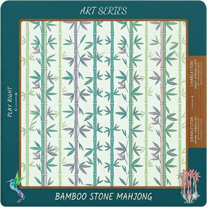 Bamboo Grove Mahjong Mat — Roll-Up