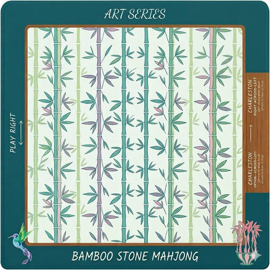 Bamboo Grove Mahjong Mat — Roll-Up