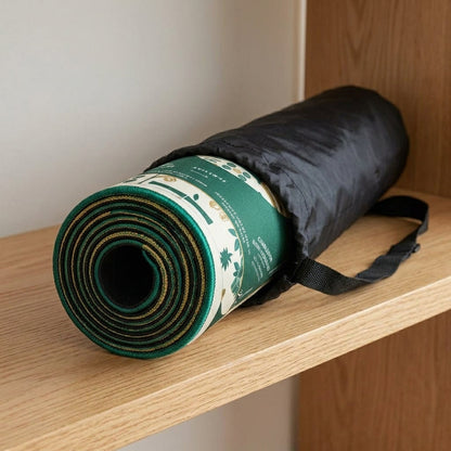 Emerald Botanical Mahjong Mat — Non-Slip