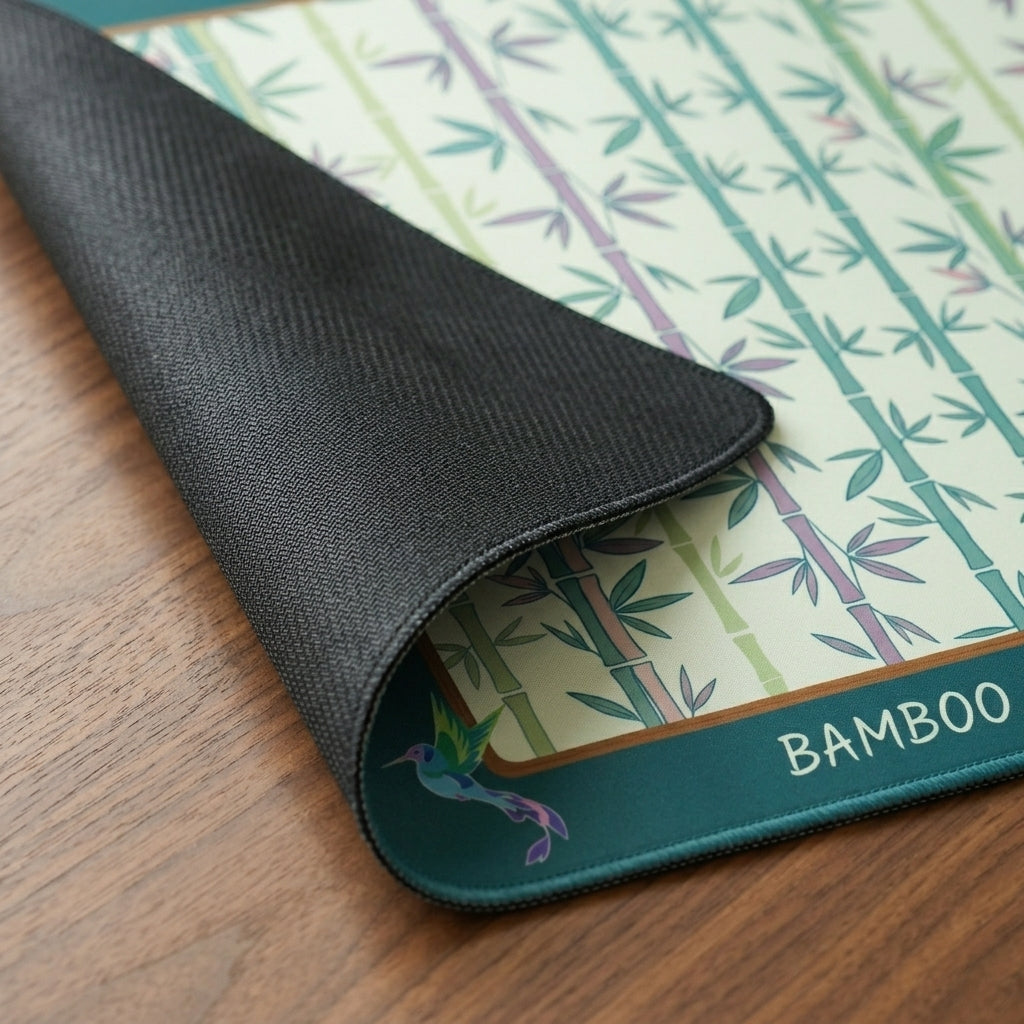 Bamboo Grove Mahjong Mat — Roll-Up