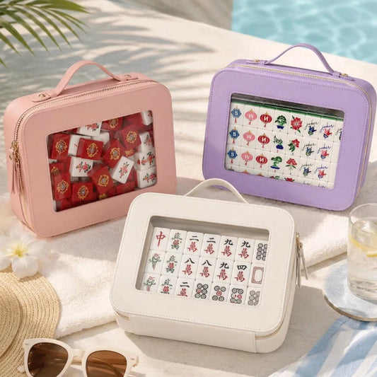 Clear Window Mahjong Case — Carry