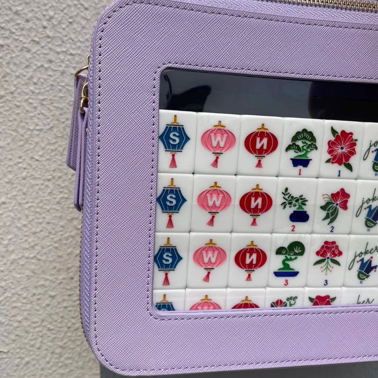 Clear Window Mahjong Case — Carry