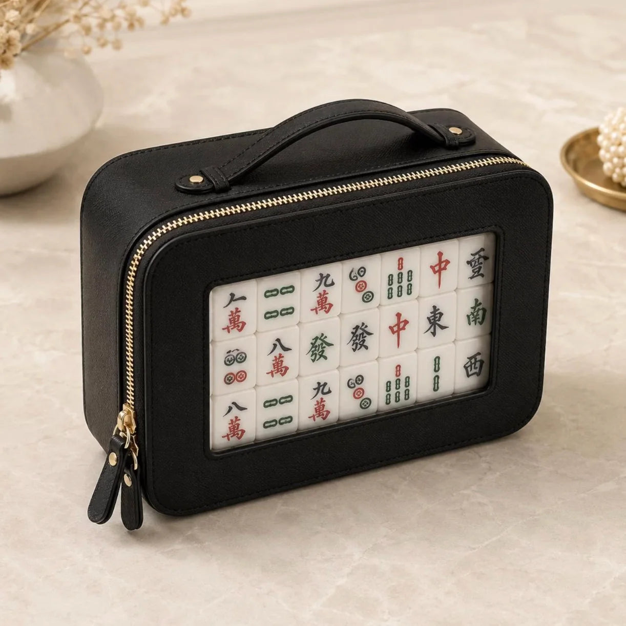 Clear Window Mahjong Case — Carry