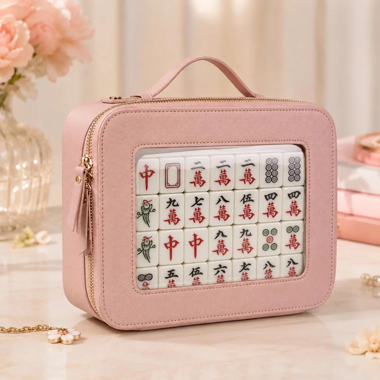 Clear Window Mahjong Case — Carry