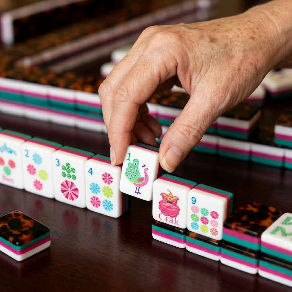 Stripe & Tortoise Mahjong — 160 Tiles