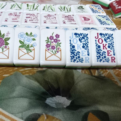 Garden Letters American Mahjong Set – 160 Tiles