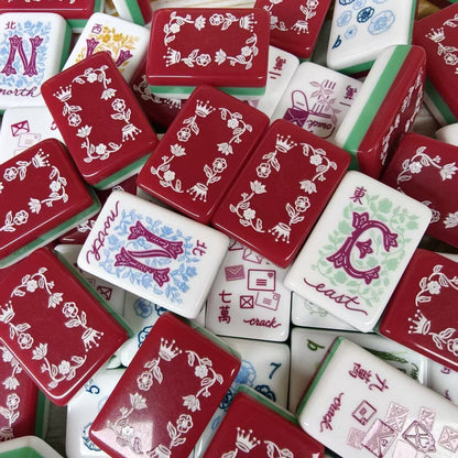 Garden Letters American Mahjong Set – 160 Tiles