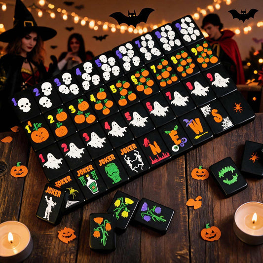 Halloween After Dark American Mahjong Set – 160 Tiles