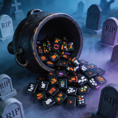 Halloween After Dark American Mahjong Set – 160 Tiles