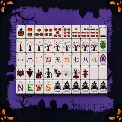 Spiderweb Twilight American Mahjong Set – 160 Tiles