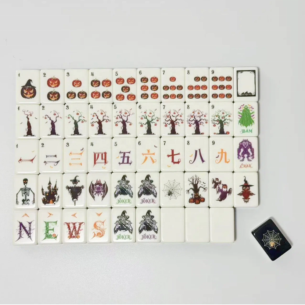 Spiderweb Twilight American Mahjong Set – 160 Tiles