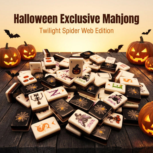 Spiderweb Twilight American Mahjong Set – 160 Tiles