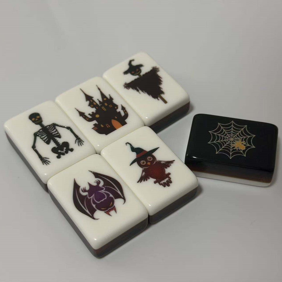 Spiderweb Twilight American Mahjong Set – 160 Tiles