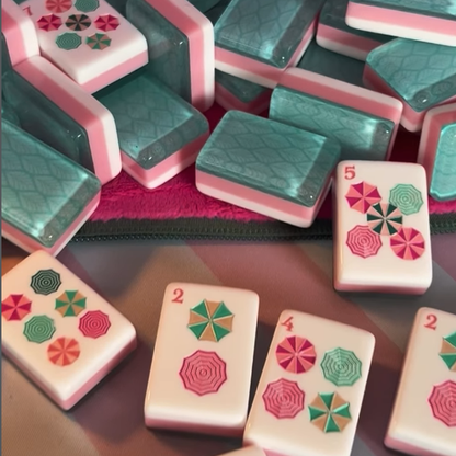 Summer Bloom American Mahjong Set – 160 Tiles