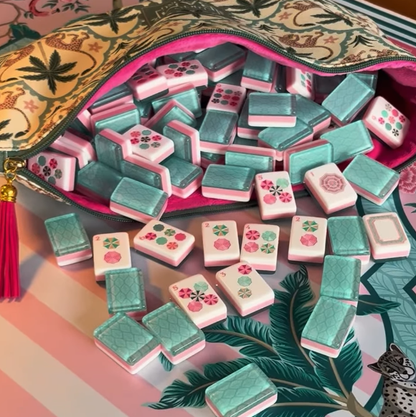 Summer Bloom American Mahjong Set – 160 Tiles