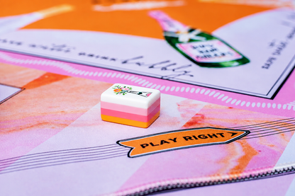 Pink & Orange Pop American Mahjong Set – 160 Tiles
