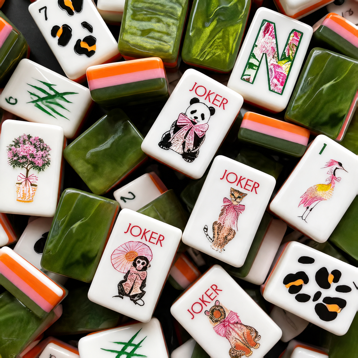 Wild Ones American Mahjong Set – 160 Tiles