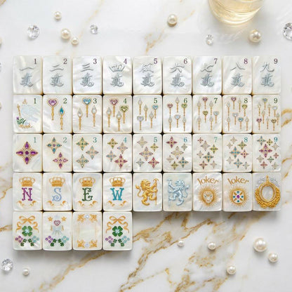 Royal Pearl American Mahjong Set – 160 Tiles