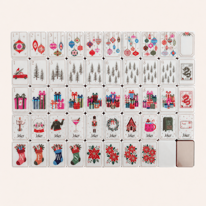 Holiday Cheer American Mahjong Set – 160 Tiles