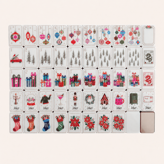 Holiday Cheer American Mahjong Set – 160 Tiles