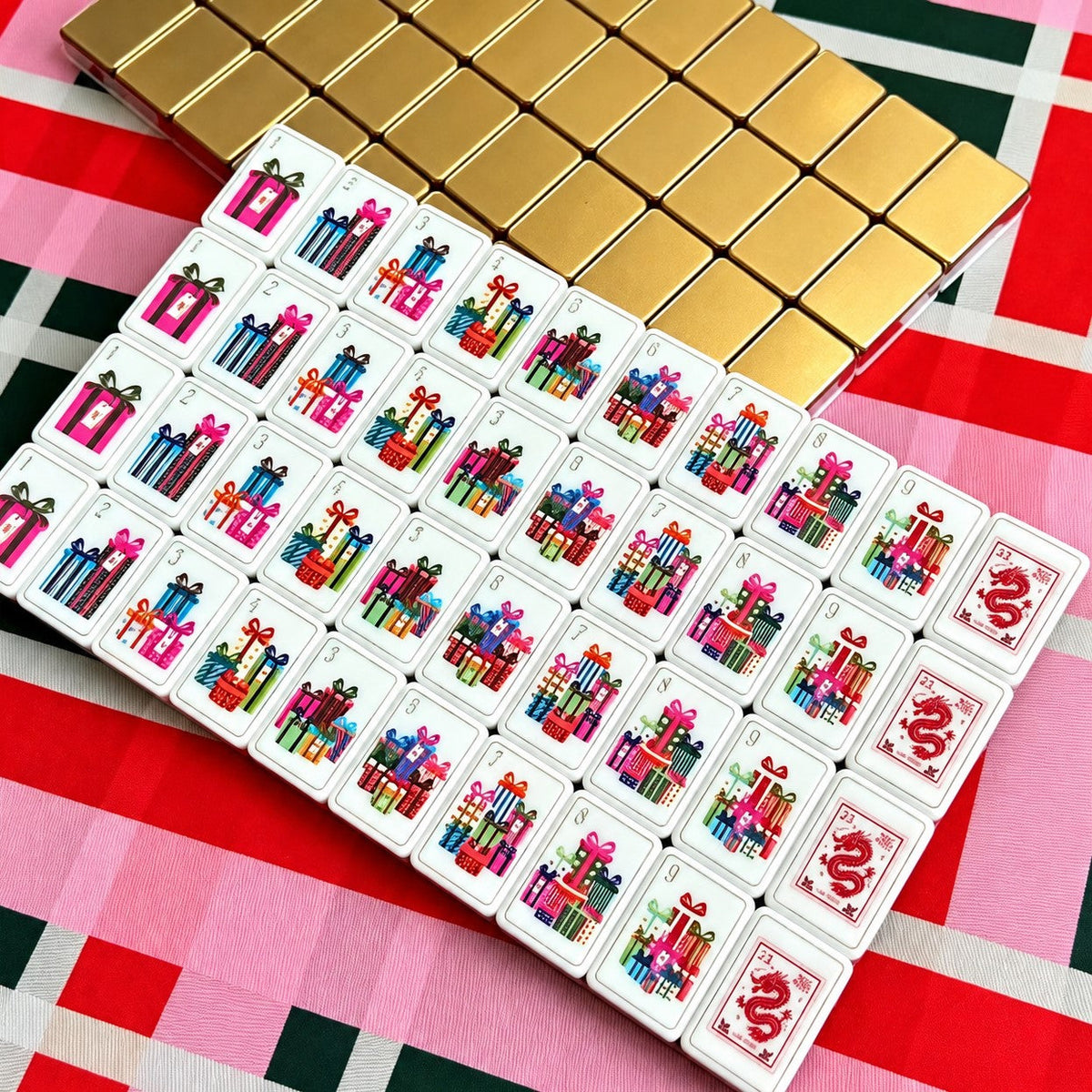 Holiday Cheer American Mahjong Set – 160 Tiles